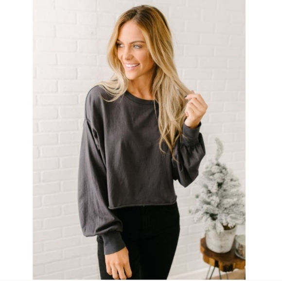 We The Free Tops - NWT FREE PEOPLE Denver Longsleeve Crop Top